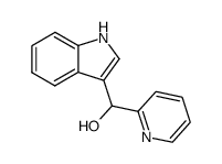 (1H-indol-3-yl)(pyridin-2-yl)methanol结构式