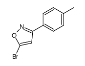 5-BROMO-3-(4-METHYLPHENYL)ISOXAZOLE Structure