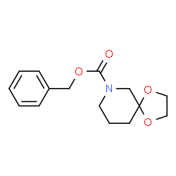 1,4-二氧杂-7-氮杂螺[4.5]癸烷-7-羧酸苄酯结构式