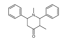 1,3-dimethyl-2,6-diphenylpiperidin-4-one Structure