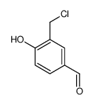 3-(chloromethyl)-4-hydroxybenzaldehyde结构式