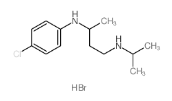 1,3-Butanediamine,N3-(4-chlorophenyl)-N1-(1-methylethyl)-, hydrobromide (1:1)结构式