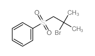 (2-bromo-2-methyl-propyl)sulfonylbenzene Structure