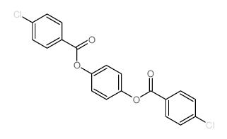 Benzoicacid, 4-chloro-, 1,4-phenylene ester (9CI) structure