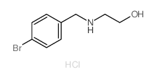 Ethanol, 2-(p-bromobenzylamino)-, hydrochloride Structure