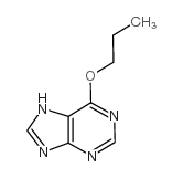 6-N-丙氧基嘌呤结构式