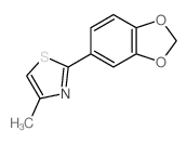 2-benzo[1,3]dioxol-5-yl-4-methyl-1,3-thiazole picture