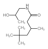 Hexanamide,N-(2-hydroxypropyl)-3,5,5-trimethyl- structure