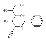 L-Glucononitrile,2-deoxy-2-[(phenylmethyl)amino]- (9CI) structure