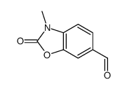 3-Methyl-2-oxo-2,3-dihydro-1,3-benzoxazole-6-carboxaldehyde structure