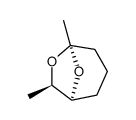 racem. endo-5,7-dimethyl-6,8-dioxabicyclo<3.2.1>octane结构式