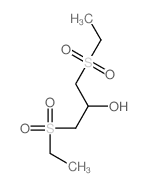 1,3-bis(ethylsulfonyl)propan-2-ol结构式