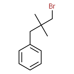 (3-Bromo-2,2-dimethylpropyl)benzene结构式