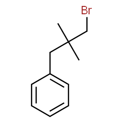 (3-Bromo-2,2-dimethylpropyl)benzene structure