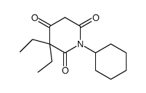 1-cyclohexyl-3,3-diethylpiperidine-2,4,6-trione Structure