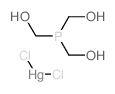 bis(hydroxymethyl)phosphanylmethanol,dichloromercury Structure