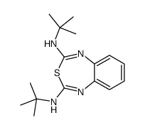 2-N,4-N-ditert-butyl-3,1,5-benzothiadiazepine-2,4-diamine Structure