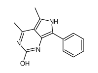 4,5-dimethyl-7-phenyl-1,6-dihydropyrrolo[3,4-d]pyrimidin-2-one结构式