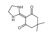 2-imidazolidin-2-ylidene-5,5-dimethylcyclohexane-1,3-dione结构式
