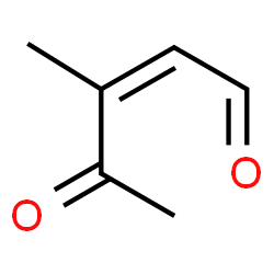 2-Pentenal, 3-methyl-4-oxo-, (Z)- (9CI) structure