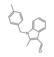 1H-Indole-3-carboxaldehyde,2-methyl-1-[(4-methylphenyl)methyl]-(9CI) structure