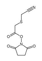 (2,5-dioxopyrrolidin-1-yl) 2-(cyanomethylsulfanyl)acetate Structure