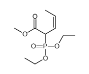 methyl 2-diethoxyphosphorylpent-3-enoate Structure