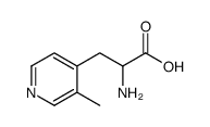 4-Pyridinepropanoicacid,alpha-amino-3-methyl-(9CI) structure