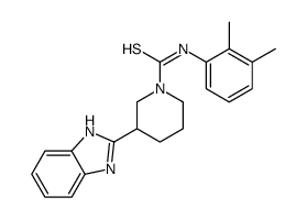 1-Piperidinecarbothioamide,3-(1H-benzimidazol-2-yl)-N-(2,3-dimethylphenyl)-(9CI)结构式