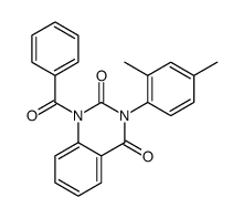 1-benzoyl-3-(2,4-dimethylphenyl)quinazoline-2,4-dione Structure