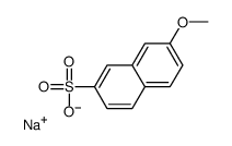 sodium 7-Methoxynaphthalene-2-sulfonate结构式