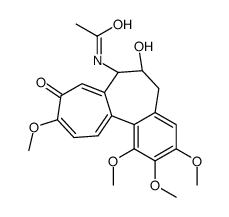 N-[(6R,7R)-6-hydroxy-1,2,3,10-tetramethoxy-9-oxo-6,7-dihydro-5H-benzo[a]heptalen-7-yl]acetamide Structure