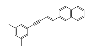 2-[(E)-4-(3,5-Dimethyl-phenyl)-but-1-en-3-ynyl]-naphthalene结构式