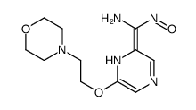 [6-(2-morpholin-4-ylethoxy)-1H-pyrazin-2-ylidene]-nitrosomethanamine Structure