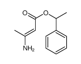 1-phenylethyl 3-aminobut-2-enoate结构式