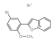 8-(5-bromo-2-methoxy-phenyl)-9-oxa-1-azabicyclo[4.3.0]nona-2,4,7-triene结构式