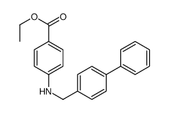 ethyl 4-[(4-phenylphenyl)methylamino]benzoate结构式