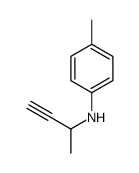 N-but-3-yn-2-yl-4-methylaniline Structure