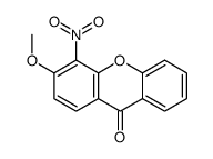 3-methoxy-4-nitroxanthen-9-one Structure