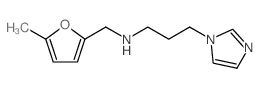 (3-Imidazol-1-yl-propyl)-(5-methyl-furan-2-yl-methyl)-amine结构式