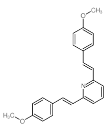 2,6-bis[2-(4-methoxyphenyl)ethenyl]pyridine picture