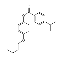 (4-butoxyphenyl) 4-propan-2-ylbenzoate Structure