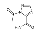 2-acetyl-1,2,4-triazole-3-carboxamide结构式