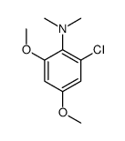 2-chloro-4,6-dimethoxy-N,N-dimethylaniline Structure