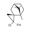 Bornan-2-spiro-[2'-chlor-2'-fluor-cyclopropan] Structure