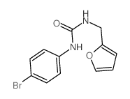 3-(4-bromophenyl)-1-(2-furylmethyl)urea Structure