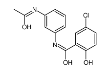 N-(3-acetamidophenyl)-5-chloro-2-hydroxybenzamide结构式