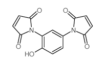 1-[5-(2,5-dioxopyrrol-1-yl)-2-hydroxy-phenyl]pyrrole-2,5-dione Structure