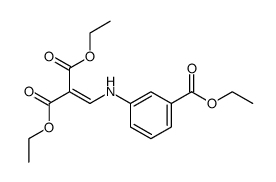 2-[(3-Ethoxycarbonyl-phenylamino)-methylene]-malonic acid diethyl ester结构式