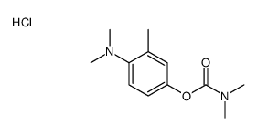 [4-(dimethylcarbamoyloxy)-2-methylphenyl]-dimethylazanium,chloride Structure